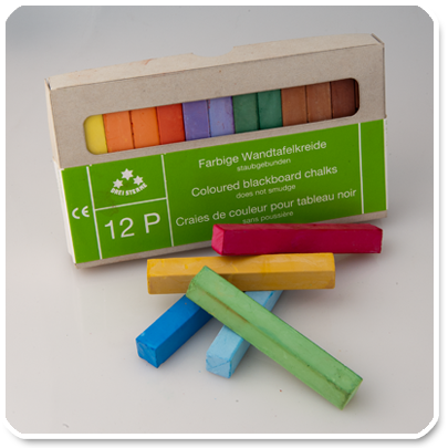 COLOURED SCHOOL CHALK No. 12P
