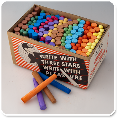 CONICAL SCHOOL CHALK COMBI BOX